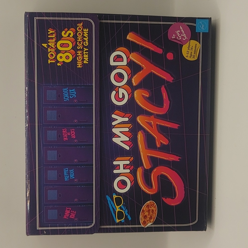Oh My God Stacy! A Totally '80's High School Party Game Some Parts Still Sealed